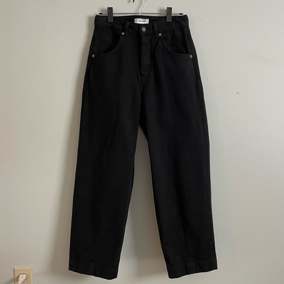 Decade Studio Kit Barrel Leg Trouser, Black, size 28 - Picture 2 of 9